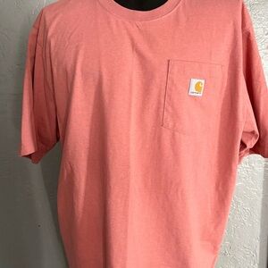 Carhartt Men's Pocket Tee — Coral